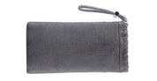 Soft twill eyewear case - med grey