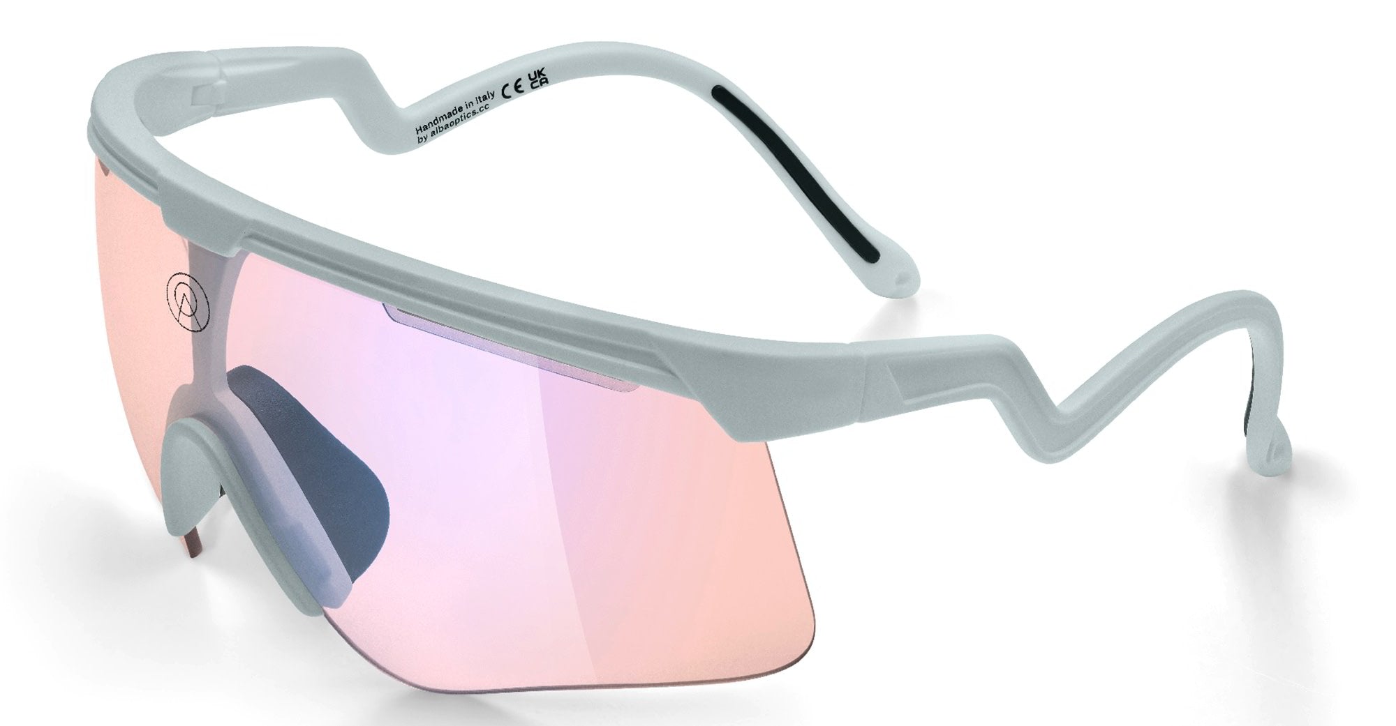 Ottica Mondello Roma - Alba Optics - 8050054517735 - DELTA - ICE / VZUM F-LENS FLM - Tr90 - shape Mask - grey - EYEWEAR - SUNGLASSES - Unisex,Uomo,Donna,Women,Men - lens purple - Made In Italy