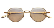 Ottica Mondello Roma - Jacques Marie Mage - JMMTN-120 - HARTANA - DORSET - beta titanium - shape Round - Gold - EYEWEAR - EYEGLASSES - Unisex,Uomo,Donna,Women,Men - lens yellow - Made In Japan