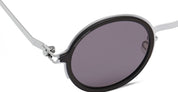 Ottica Mondello Roma - Mykita - 10300642 - MR007 AL1- White Silver / Black / Cool Grey Lens - stainless steel - shape Round - silver, black - EYEWEAR - SUNGLASSES - Unisex,Uomo,Donna,Women,Men - lens Grey - Made In Germany