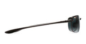 Ottica Mondello Roma - Maui Jim - MJ0408S-001 - SANDY BEACH - GLOSS BLACK / NEUTRAL GREY LENS - nylon - shape Oval - Black - EYEWEAR - SUNGLASSES - Unisex,Uomo,Donna,Women,Men - lens Grey - Made In Japan