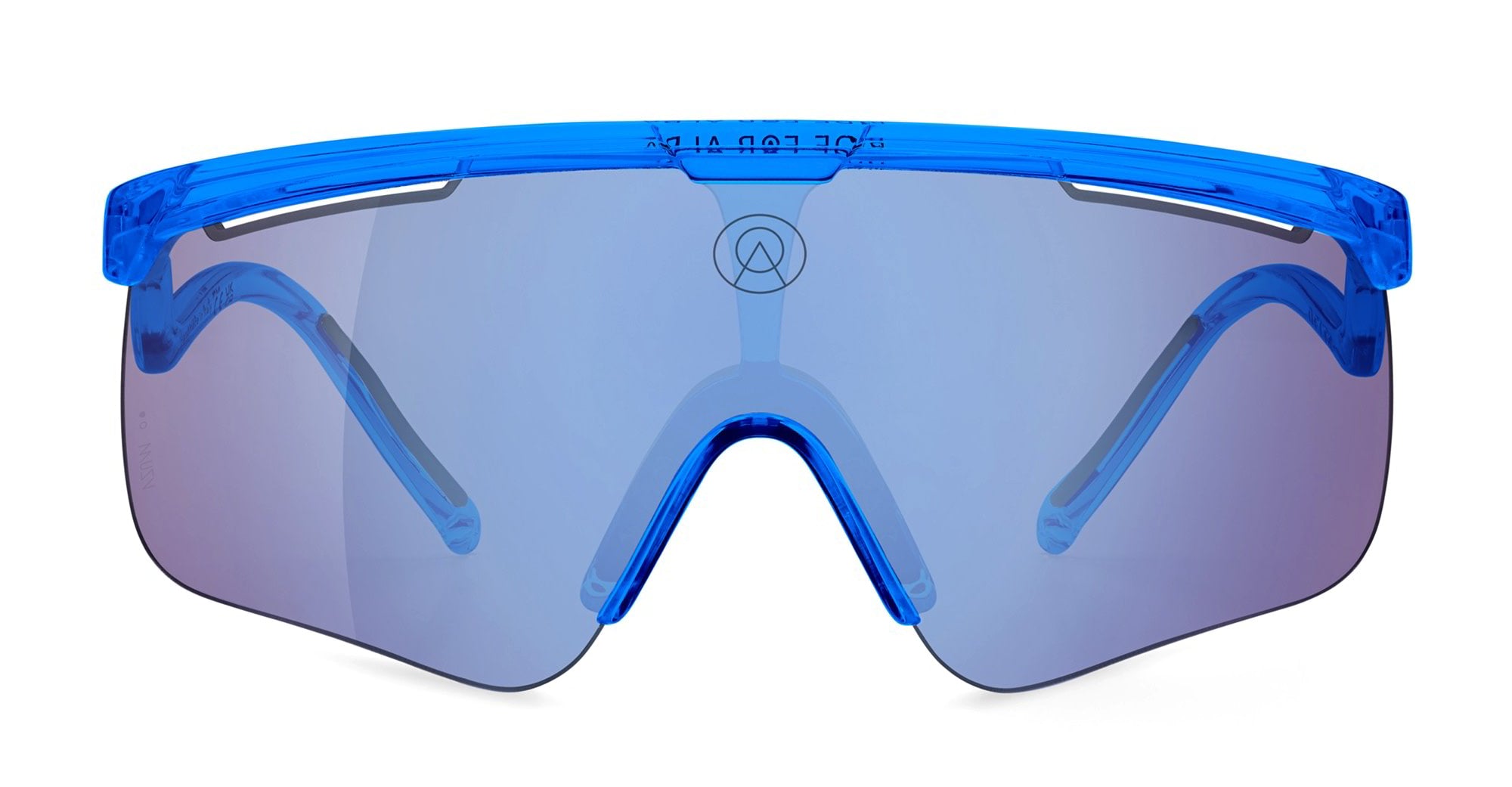  VZUM F-LENS FLM - Tr90 - shape Mask - blue - EYEWEAR - SUNGLASSES - Unisex,Uomo,Donna,Women,Men - lens purple - Made In Italy
