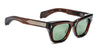 Ottica Mondello Roma - Jacques Marie Mage - JMMDE-13W - DEALAN - ZOLTAR - Acetate - shape Squared - brown - EYEWEAR - SUNGLASSES - Unisex,Uomo,Donna,Women,Men - lens Green - Made In Japan