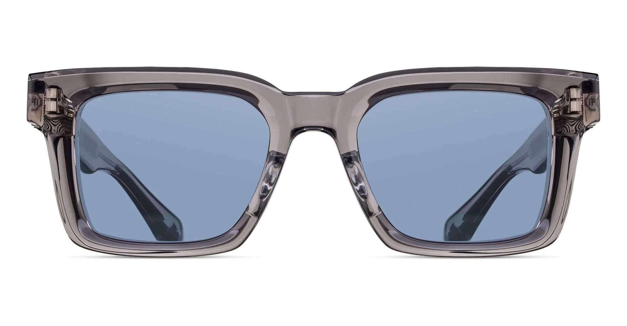 Ottica Mondello Roma - Matsuda - M1033.SG.GRC.50 - M1033 - GREY CRYSTAL / COBALT BLUE - Acetate - shape Rectangular - grey - EYEWEAR - SUNGLASSES - Unisex,Uomo,Donna,Women,Men - lens Blue - Made In Japan
