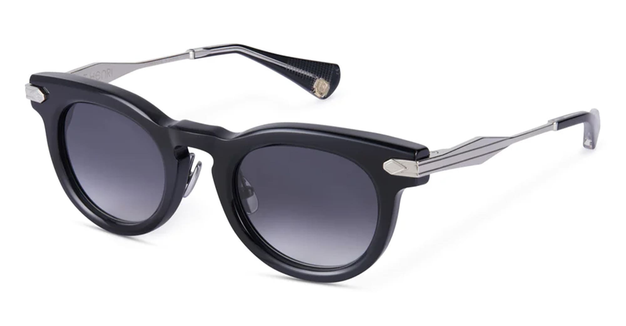 Ottica Mondello Roma - T HENRI - GCB-TI - GEMERA - CARBON - Acetate - shape  - Black - EYEWEAR - SUNGLASSES - Unisex,Uomo,Donna,Women,Men - lens  - Made In Japan