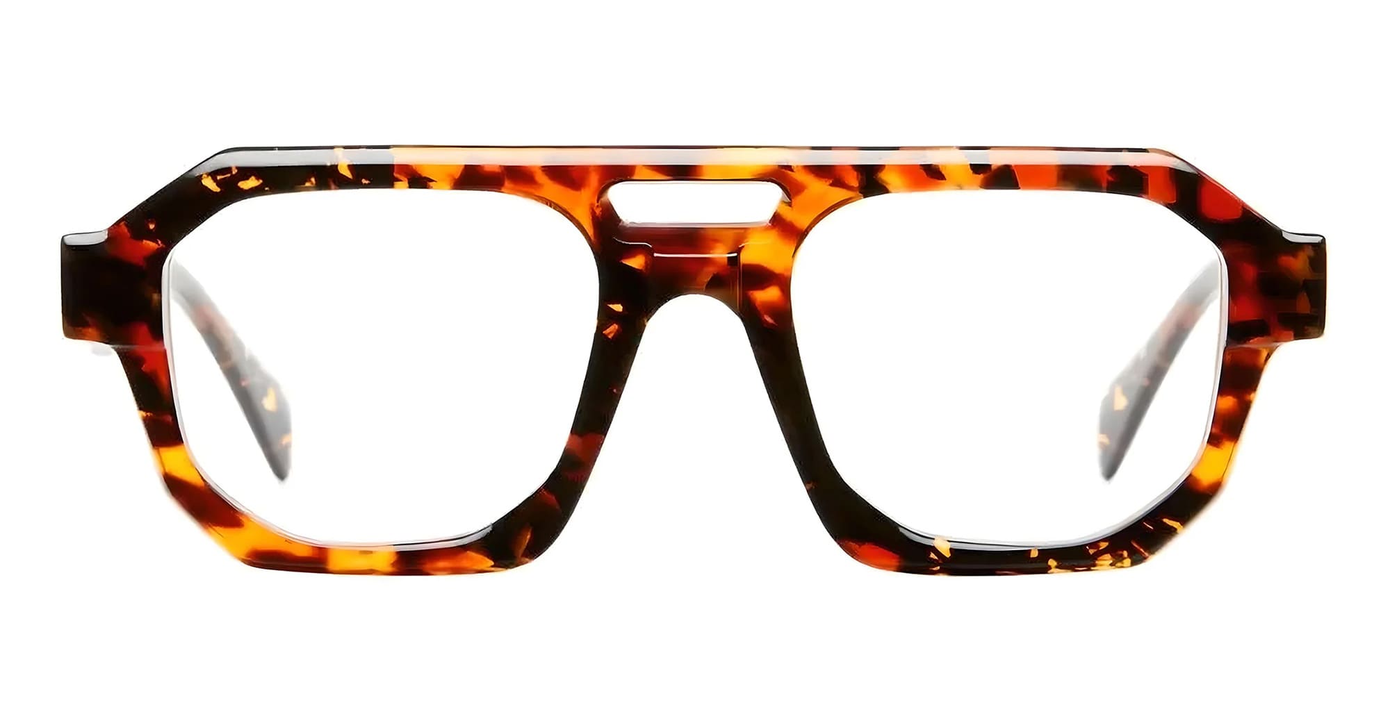 Ottica Mondello Roma - Kuboraum - KROK33HSP00000OP - MASK K33 HSP - HAVANA STRIPES RX - Acetate - shape Navigator - Havana - EYEWEAR - EYEGLASSES - Unisex,Uomo,Donna,Women,Men - lens Clear - Made In Italy