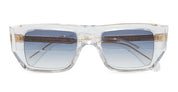 Ottica Mondello Roma - Cutler and Gross - CGSN-1413-53-04 - 1413 - CRYSTAL - Acetate - shape Rectangular - Crystal - EYEWEAR - SUNGLASSES - Uomo,Men - lens Gradient blue - Made In Italy
