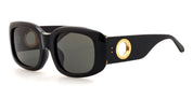Ottica Mondello Roma - LINDA FARROW - LFL1504C1SUN - CELESTE - BLACK / YELLOW GOLD - Acetate - shape Squared - Champagne - EYEWEAR - SUNGLASSES - Donna,Women - lens Grey - Made In Japan