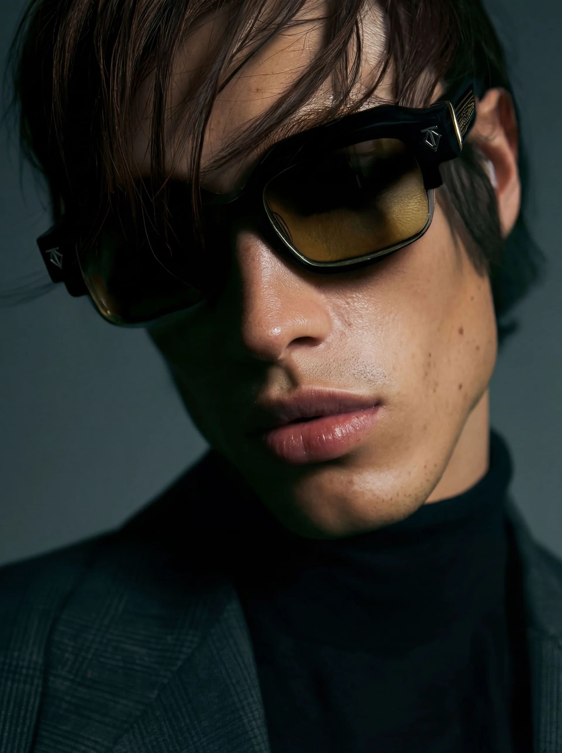 Ottica Mondello Roma - T HENRI - PCBR - PANTERA - BRITISH RACING GREEN - Acetate, titanium - shape Rectangular - green - EYEWEAR - SUNGLASSES - Unisex,Uomo,Donna,Women,Men - lens Gold - Made In Japan