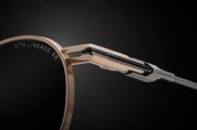 Ottica Mondello Roma - DITA - DTX205-A-03 - LINEAGE.68 - WHITE GOLD / ANTIQUE SILVER RX - Titanium - shape Round - gold, silver - EYEWEAR - EYEGLASSES - Unisex,Uomo,Donna,Women,Men - lens Clear - Made In Japan