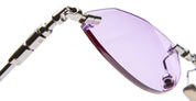 Ottica Mondello Roma - Kuboraum - KRSH64GM0000004L - MASK H64 - GUNMETAL - Metal - shape Cat-eye - grey - EYEWEAR - SUNGLASSES - Unisex,Uomo,Donna,Women,Men - lens violet - Made In Italy