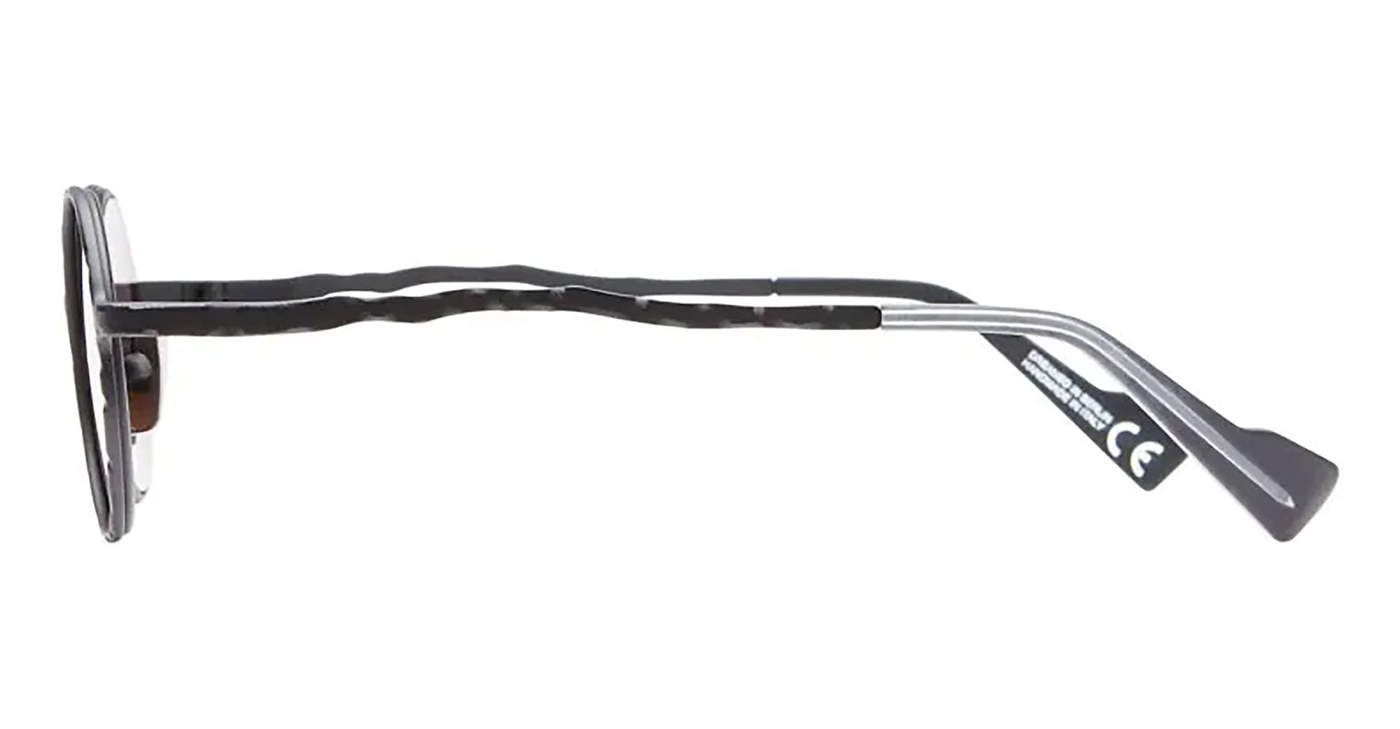 Ottica Mondello Roma - Kuboraum - KRSH11BB0000002Y - MASK H11 BB - MATTE BLACK - Metal - shape Round - Black - EYEWEAR - SUNGLASSES - Unisex,Uomo,Donna,Women,Men - lens Grey - Made In Italy