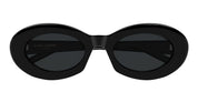 Ottica Mondello Roma - Saint Laurent - SL 594-008 - SL 594-008 - BLACK - Acetate - shape Oval - Black - EYEWEAR - SUNGLASSES - Donna,Women - lens Grey - Made In Italy