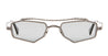 Ottica Mondello Roma - Kuboraum - KRSZ23SL0000002F - MASK Z23 - PALLADIUM MATTE - Metal - shape  - Silver - EYEWEAR - SUNGLASSES - Uomo,Men - lens  - Made In Italy