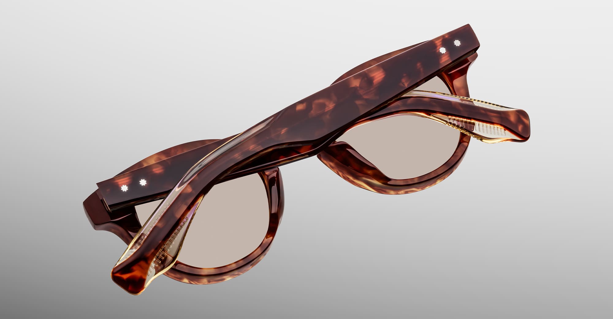 Ottica Mondello Roma - Jacques Marie Mage - JMMCLM-H13 - CLEMENS - HONEYCOMB - Acetate - shape Panto - Havana - EYEWEAR - SUNGLASSES - Unisex,Uomo,Donna,Women,Men - lens light brown - Made In Japan