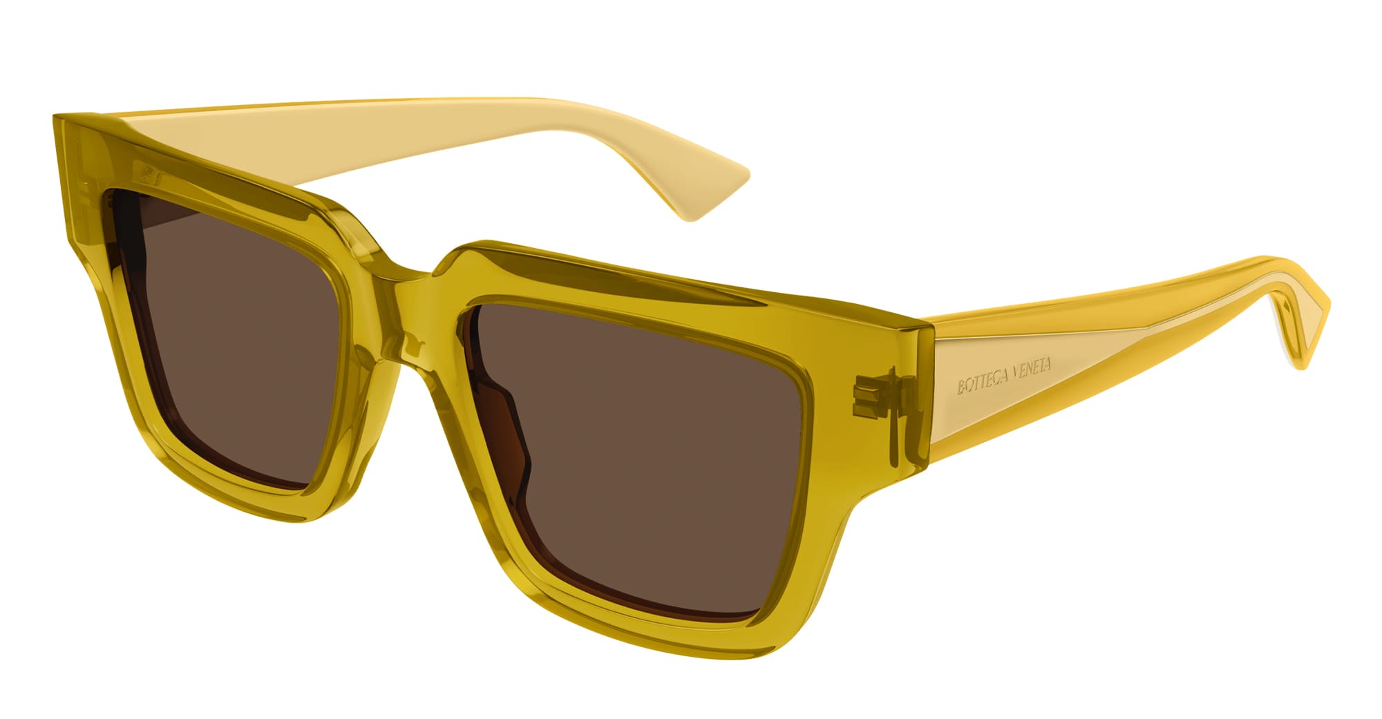 Ottica Mondello Roma - Bottega Veneta - BV1276S-004 - BV1276S-004 - YELLOW - Acetate - shape  - yellow - EYEWEAR - SUNGLASSES - Donna,Women - lens  - Made In Japan