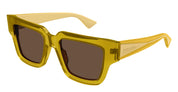 Ottica Mondello Roma - Bottega Veneta - BV1276S-004 - BV1276S-004 - YELLOW - Acetate - shape  - yellow - EYEWEAR - SUNGLASSES - Donna,Women - lens  - Made In Japan