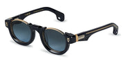 Ottica Mondello Roma - T HENRI - DCW - DIABLO - TWILIGHT - Acetate, titanium - shape Round - blue, gold - EYEWEAR - SUNGLASSES - Unisex,Uomo,Donna,Women,Men - lens Gradient blue - Made In Japan