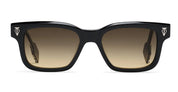 Ottica Mondello Roma - T HENRI - DAS - DAYTONA - SHADOW II - Acetate - shape Squared - Black - EYEWEAR - SUNGLASSES - Unisex,Uomo,Donna,Women,Men - lens Gradient brown - Made In Japan
