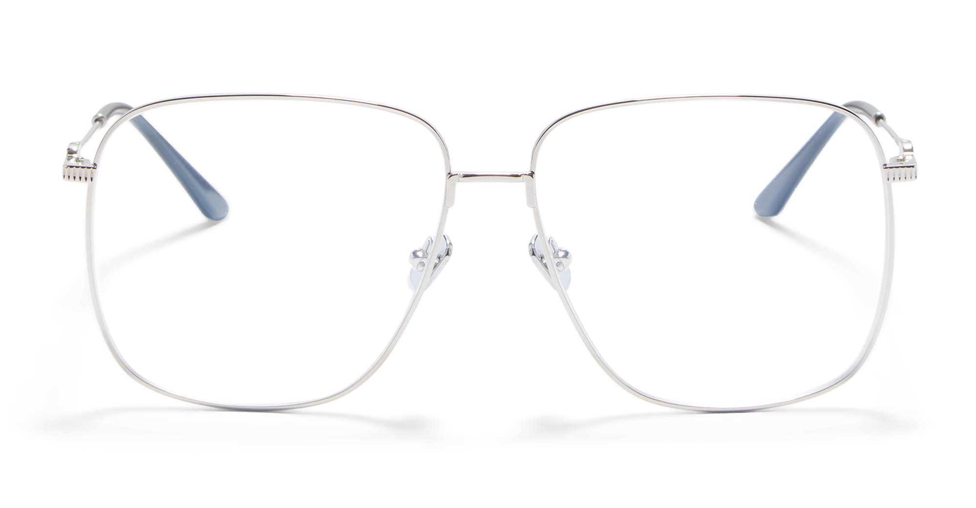  BLACK RX - titanium, acetate - shape Squared - silver, black - EYEWEAR - EYEGLASSES - Donna,Women - lens Clear - Made In Japan