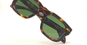 Ottica Mondello Roma - Daizo - A-S001e-T1-PG01 - PETE - TORTOISE / GREEN LENS - Acetate - shape  - Havana - EYEWEAR - SUNGLASSES - Unisex,Uomo,Donna,Women,Men - lens  - Made In Japan