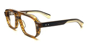 Ottica Mondello Roma - Jacques Marie Mage - JMMEVRX-18N - EVANS - HAZEL RX - Acetate - shape Navigator - brown - EYEWEAR - EYEGLASSES - Uomo,Men - lens Clear - Made In Japan