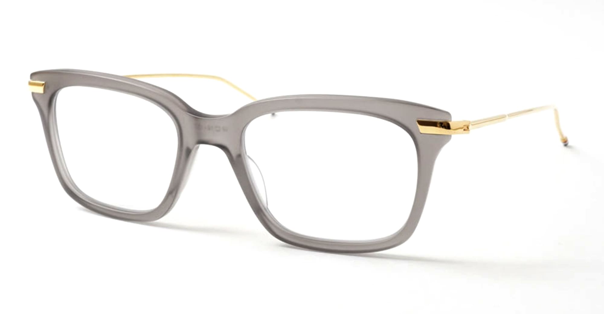 Ottica Mondello Roma - Thom Browne - UEO701A-G0003-060-49 - RECTANGULAR - LIGHT GREY RX - Acetate, titanium - shape Rectangular - grey - EYEWEAR - EYEGLASSES - Uomo,Men - lens Clear - Made In Japan