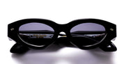 Ottica Mondello Roma - Daizo - A-NC001e-B1-AG01 - ALICE - BLACK / 18k gold - Acetate - shape Cat-eye - brown - EYEWEAR - SUNGLASSES - Unisex,Uomo,Donna,Women,Men - lens Grey - Made In Japan
