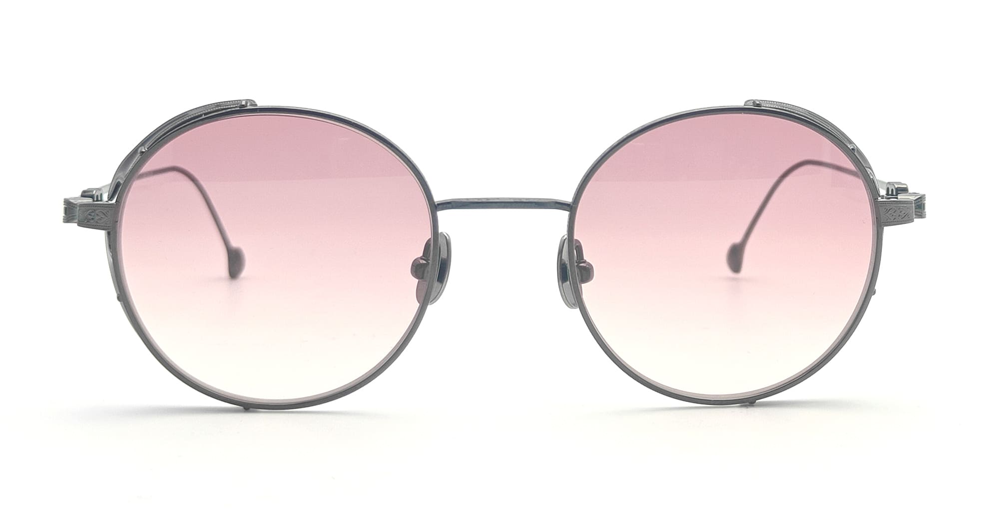  ROSE GRADIENT - Titanium - shape  - Ruthenium - EYEWEAR - SUNGLASSES - Donna,Women - lens  - Made In Japan