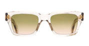 Ottica Mondello Roma - Cutler and Gross - CGSN-1432-51-03 - 1432 - HAVANA ON GREY - Acetate - shape Squared - Havana - EYEWEAR - SUNGLASSES - Unisex,Uomo,Donna,Women,Men - lens Gradient green - Made In Italy