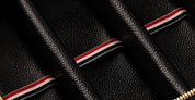 Eyewear leather travel case - black