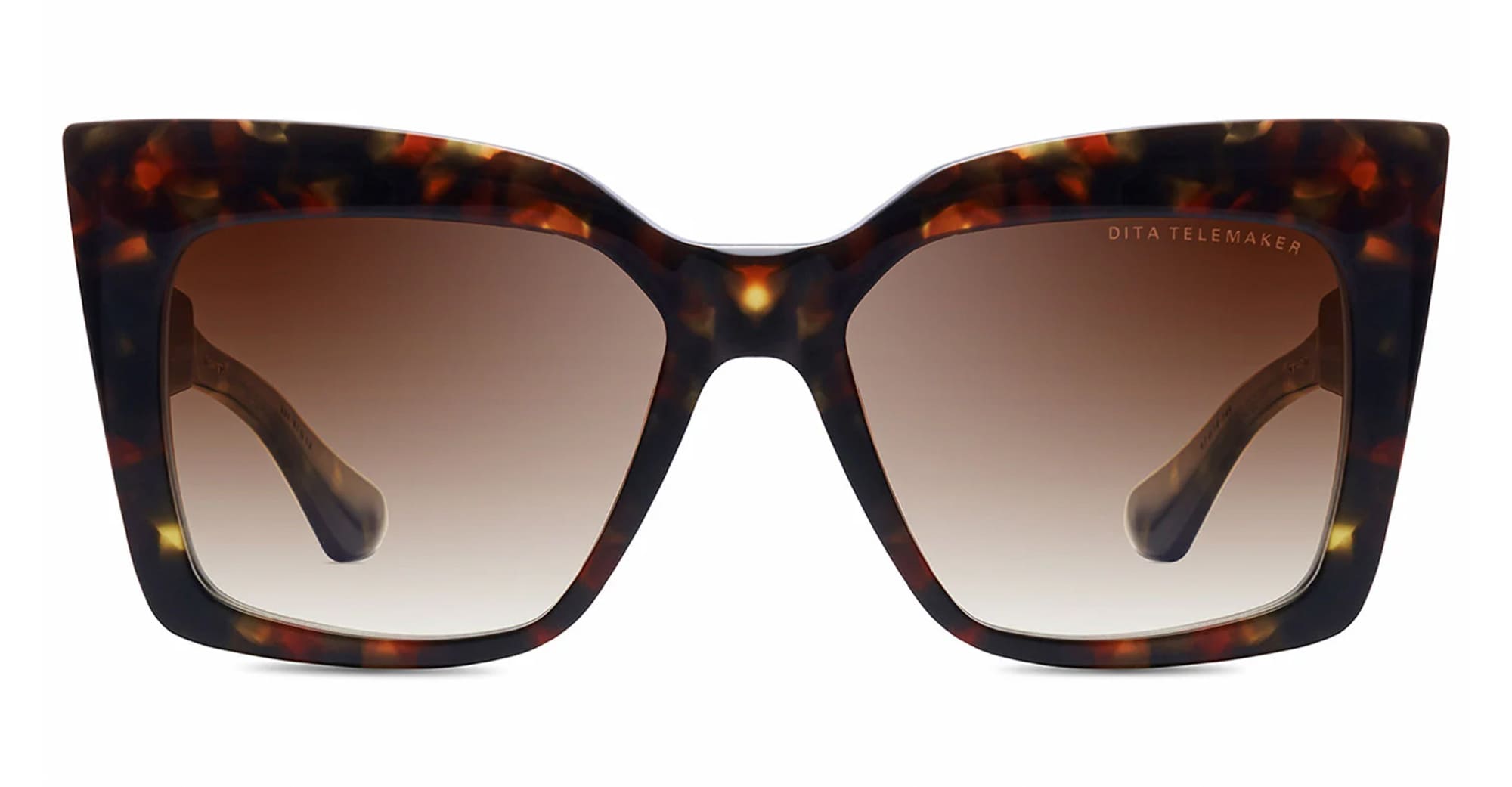 Ottica Mondello Roma - DITA - DTS704-A-02-Z - TELEMAKER - HAUTE TORTOISE - Acetate - shape Butterfly - Tortoise - EYEWEAR - SUNGLASSES - Donna,Women - lens Gradient brown - Made In Japan