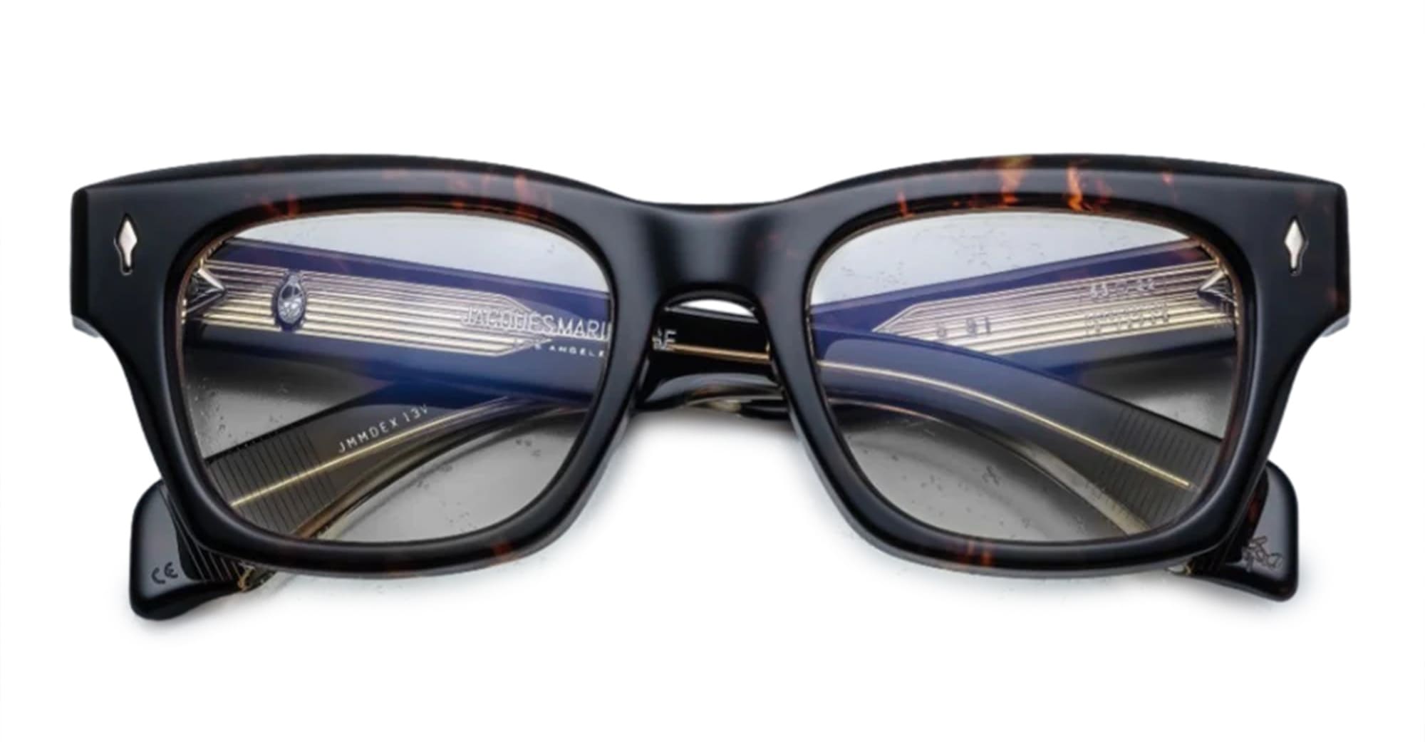 Ottica Mondello Roma - Jacques Marie Mage - JMMDERX-13V - DEALAN - BEAU RX - Acetate - shape Squared - Tortoise - EYEWEAR - SUNGLASSES - Unisex,Uomo,Donna,Women,Men - lens Clear - Made In Japan