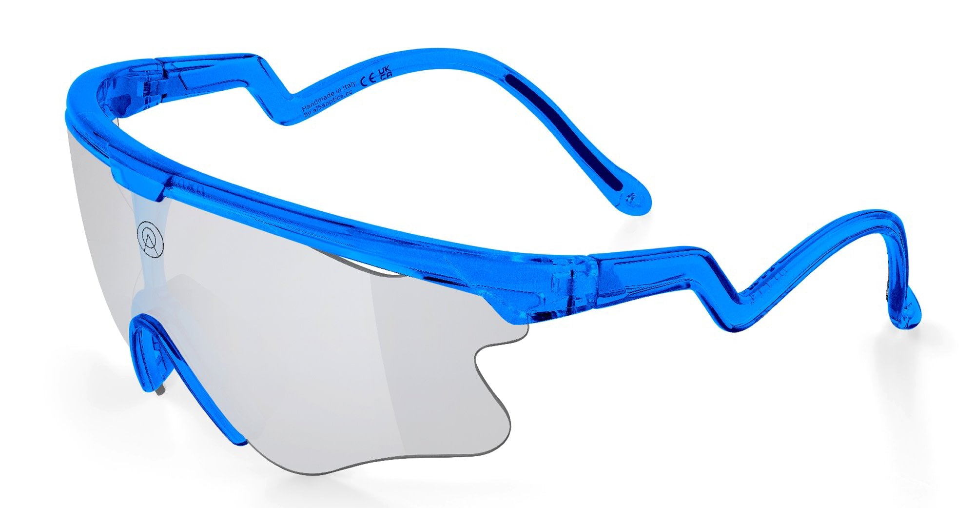  VZUM SUPER ALU - Tr90 - shape Mask - blue - EYEWEAR - SUNGLASSES - Unisex,Uomo,Donna,Women,Men - lens Grey - Made In Italy
