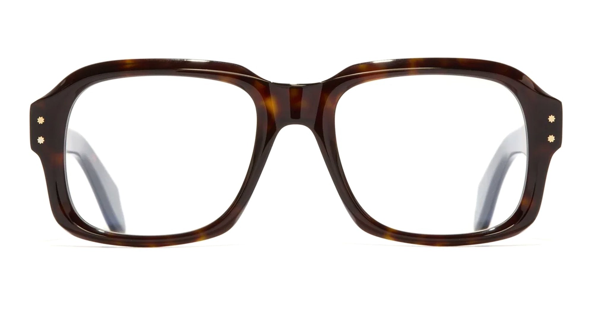 Ottica Mondello Roma - Cutler and Gross - CGOP-9852-52-02 - 9852 - DARK HAVANA RX - Acetate - shape Squared - Black - EYEWEAR - EYEGLASSES - Unisex,Uomo,Donna,Women,Men - lens Clear - Made In Italy