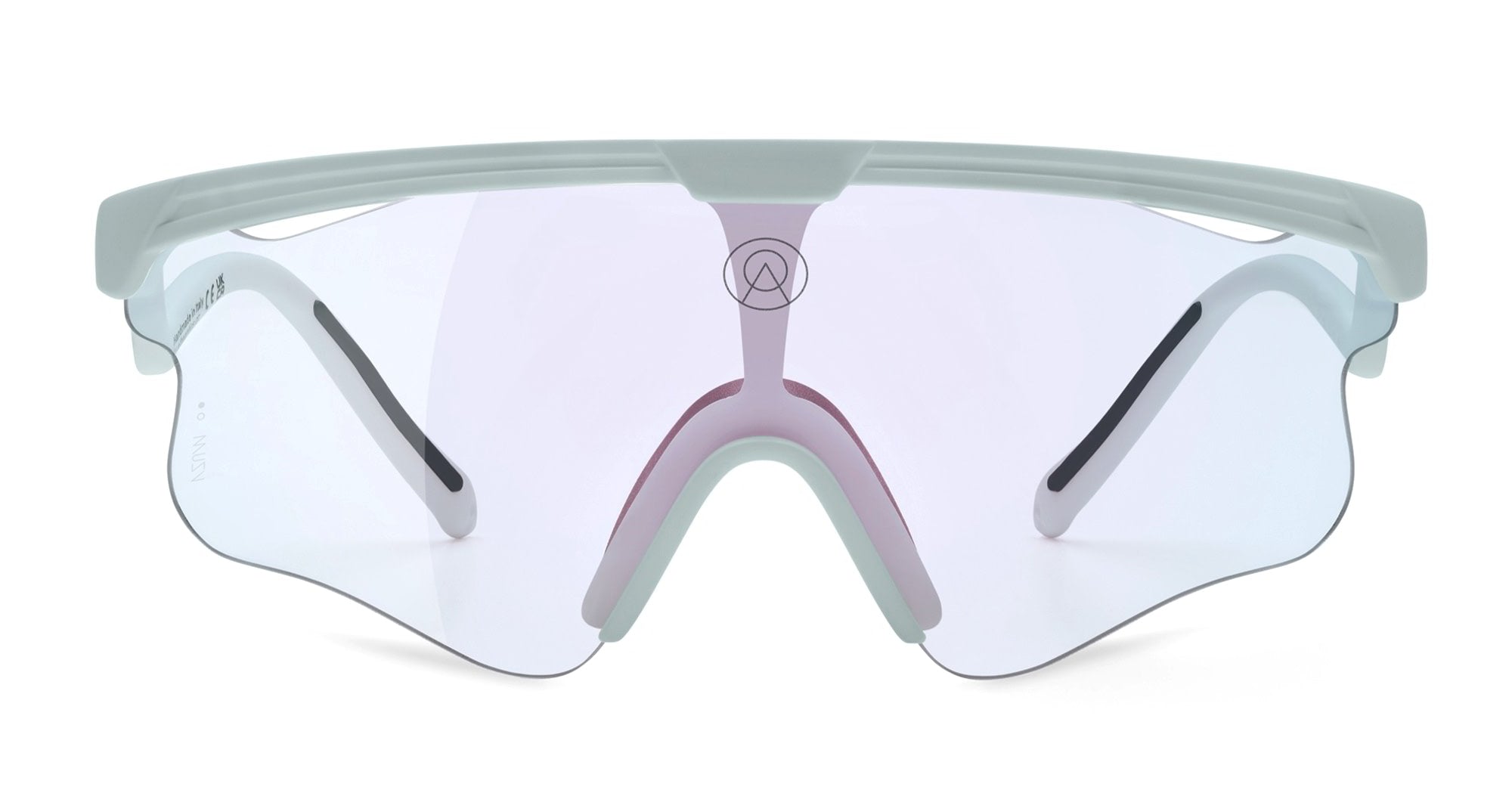 Ottica Mondello Roma - Alba Optics - 8050054518459 - DELTA LEI - ICE / VZUM F-LENS FIRE - Tr90 - shape Mask - grey - EYEWEAR - SUNGLASSES - Unisex,Uomo,Donna,Women,Men - lens red - Made In Italy
