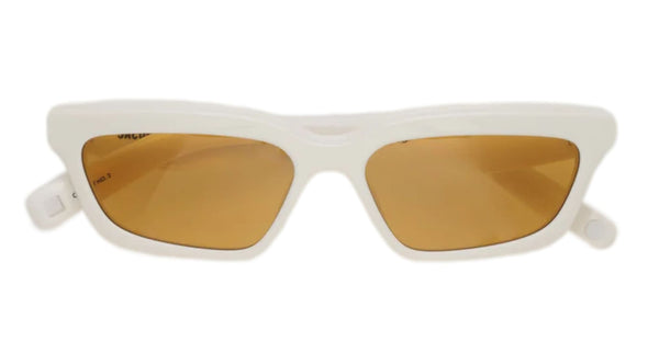 Jacquemus Salon - white / amber lens – Mondello 1962