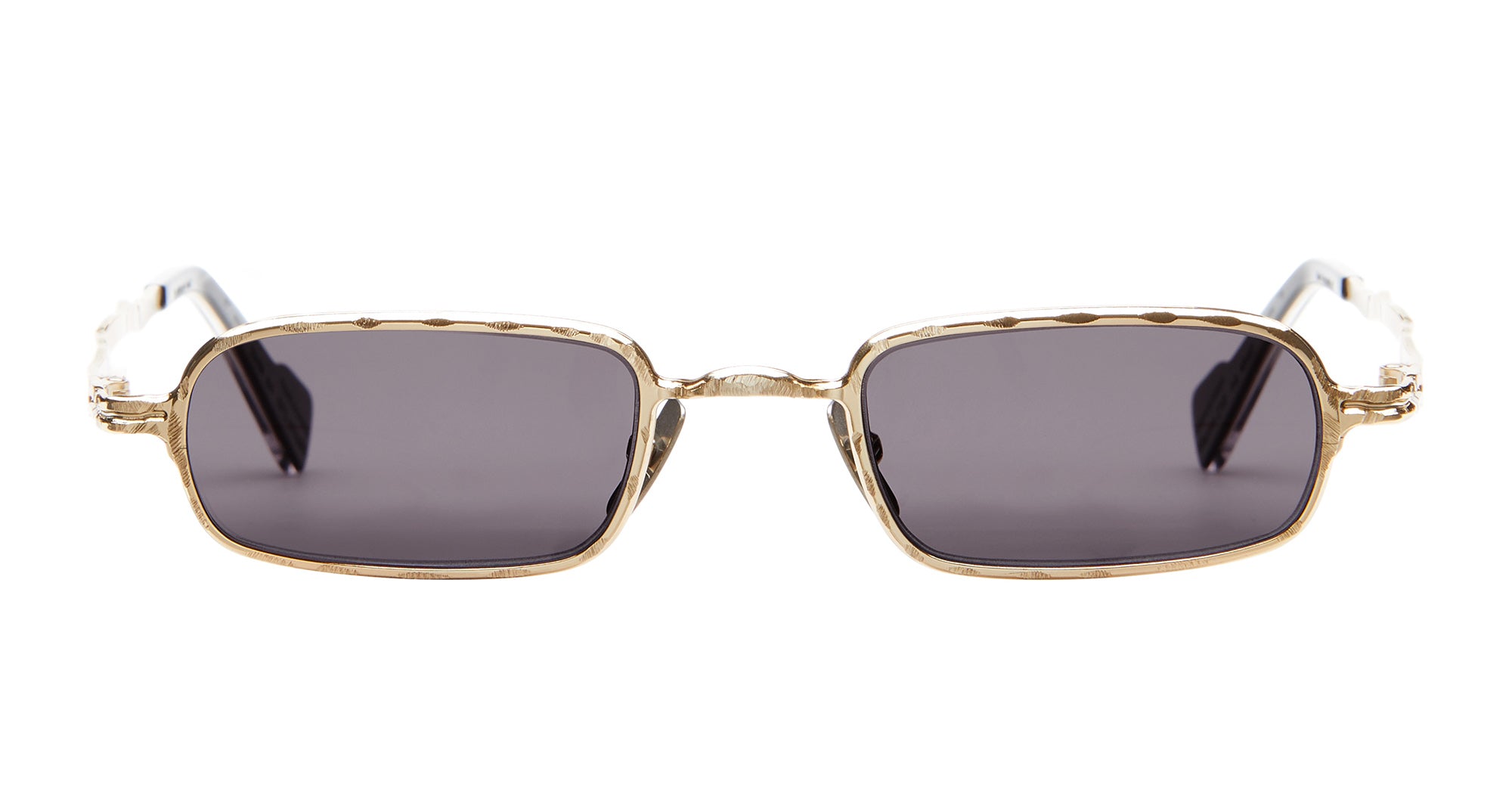 Ottica Mondello Roma - Kuboraum - KRSZ18GB0000002Y - MASK Z18 - GOLD / BLACK - metal, acetate - shape Rectangular - Gold - EYEWEAR - SUNGLASSES - Unisex,Uomo,Donna,Women,Men - lens Grey - Made In Italy