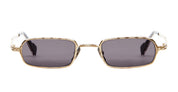 Ottica Mondello Roma - Kuboraum - KRSZ18GB0000002Y - MASK Z18 - GOLD / BLACK - metal, acetate - shape Rectangular - Gold - EYEWEAR - SUNGLASSES - Unisex,Uomo,Donna,Women,Men - lens Grey - Made In Italy