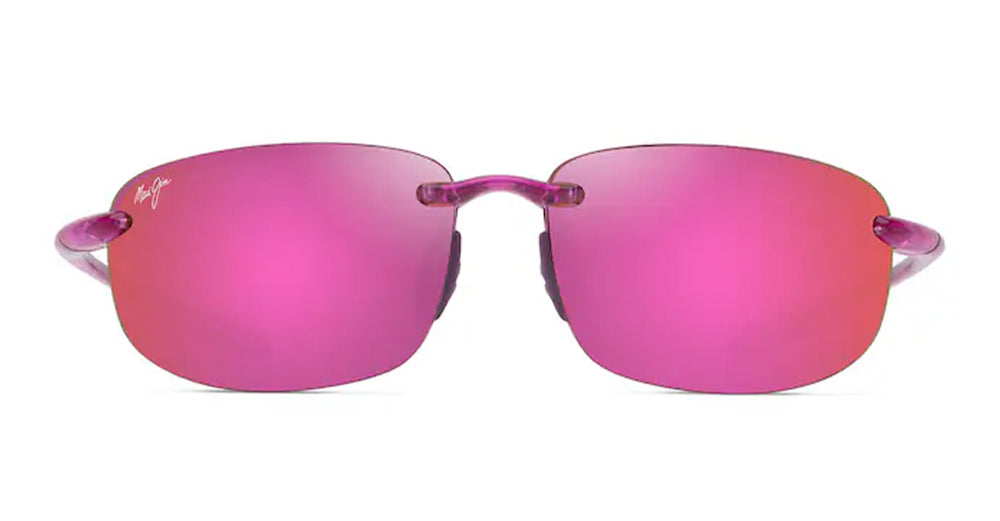 Ottica Mondello Roma - Maui Jim - MJ0407S-006 - HO'OKIPA - SHINY CYCLAMEN PINK / MAUI SUNRISE - nylon - shape Oval - pink - EYEWEAR - SUNGLASSES - Unisex,Uomo,Donna,Women,Men - lens Pink - Made In Japan