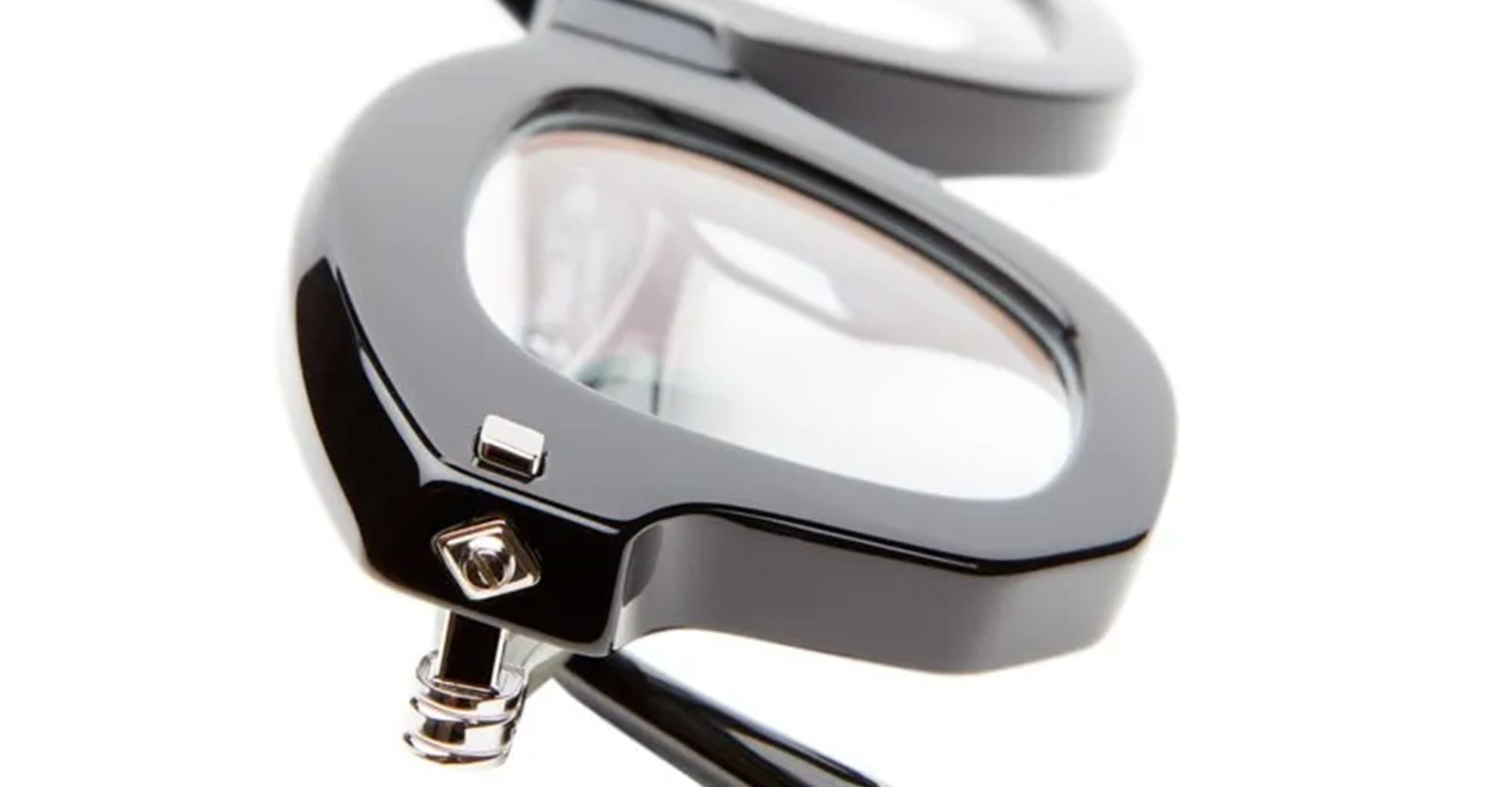 Ottica Mondello Roma - Kuboraum - KRO0J1BSA0GH25OP - MASK J1 BSA - BLACK SHINE RX - Acetate - shape Squared - Black - EYEWEAR - EYEGLASSES - Unisex,Uomo,Donna,Women,Men - lens Clear - Made In Italy