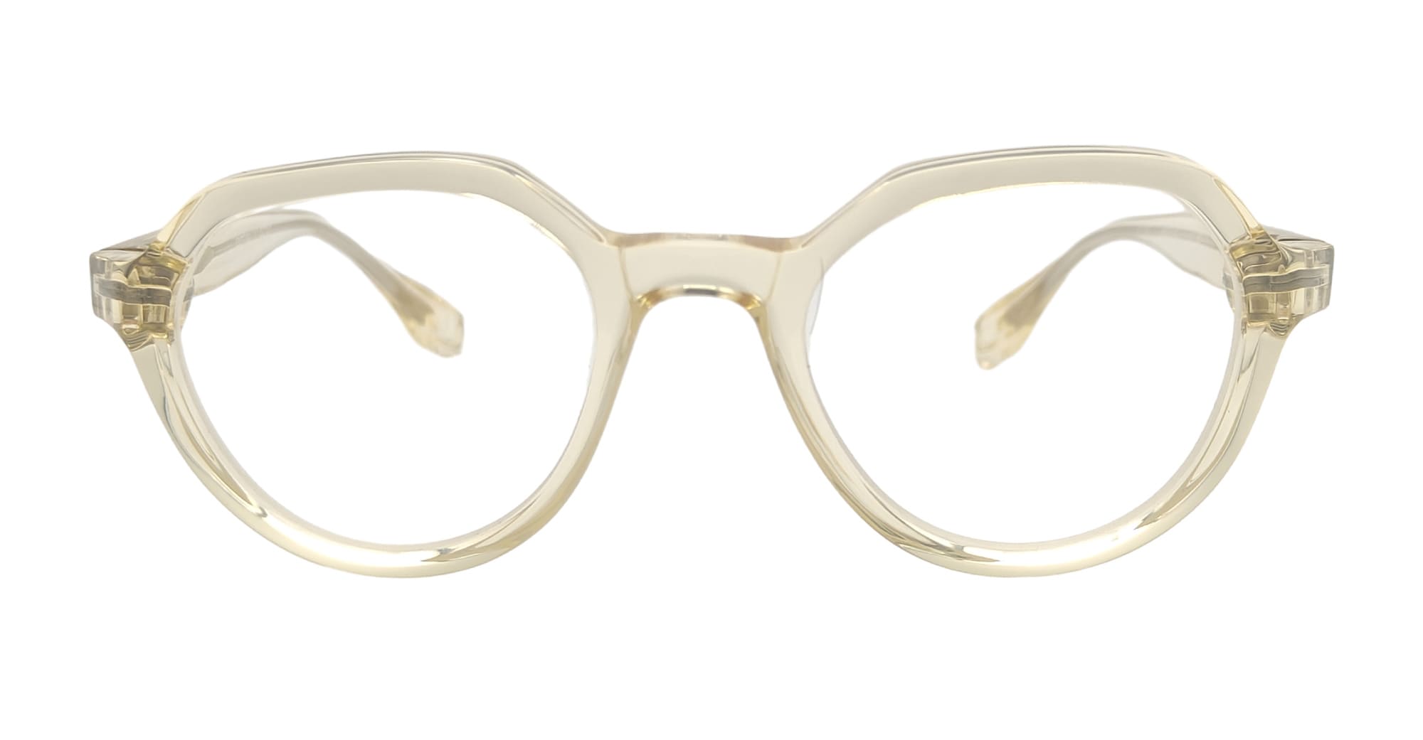 Ottica Mondello Roma - Factory 900 - RF081COL.880 - RF 081 - CHAMPAGNE RX - Acetate - shape Round - Champagne - EYEWEAR - EYEGLASSES - Donna,Women - lens Clear - Made In Japan