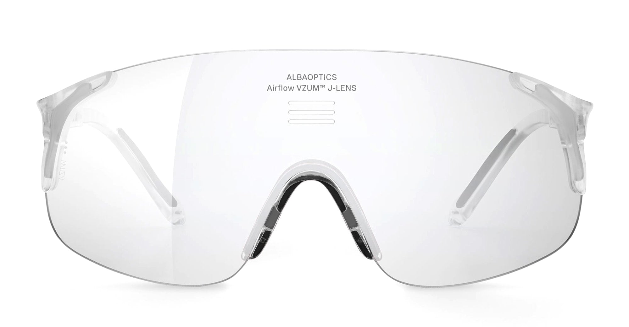  VZUM SUPER ALU - Tr90 - shape Mask - Crystal - EYEWEAR - SUNGLASSES - Unisex,Uomo,Donna,Women,Men - lens Grey - Made In Italy