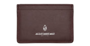 Ottica Mondello Roma - Jacques Marie Mage - J-LWL-THE-2441VGT-OS - THEODORE CARD HOLDER - BORDEAUX - Leather - shape Squared - burgundy - ACCESSORI - ACCESSORIES - Uomo,Men - lens aqua blue - Made In Japan
