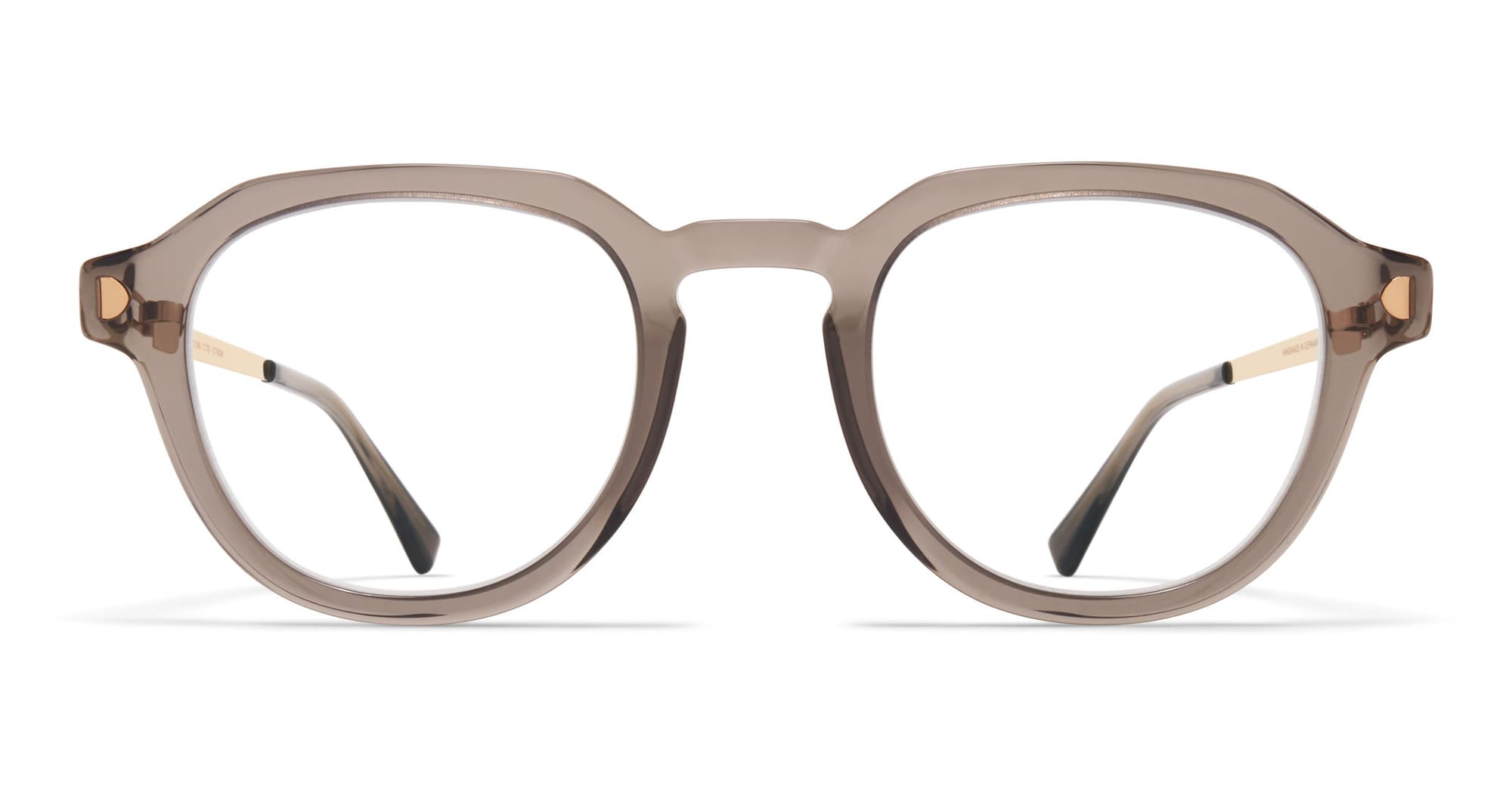 Ottica Mondello Roma - Mykita - 10089167 - ELBERT - CLEAR ASH / CHAMPAGNE GOLD RX - stainless steel - shape  - grey - EYEWEAR - EYEGLASSES - Unisex,Uomo,Donna,Women,Men - lens  - Made In Germany