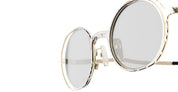 Ottica Mondello Roma - Kuboraum - KRSH11GMG000002F - MASK H11 GMG - GOLD SHADED - Metal - shape Round - Gold - EYEWEAR - SUNGLASSES - Unisex,Uomo,Donna,Women,Men - lens light grey - Made In Italy