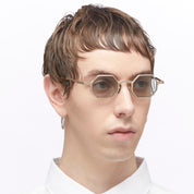 Ottica Mondello Roma - Kuboraum - KRSZ19PGG000002F - MASK Z19 - ROSE GOLD - metal, acetate - shape Hexagonal - rose gold - EYEWEAR - SUNGLASSES - Unisex,Uomo,Donna,Women,Men - lens Grey - Made In Italy