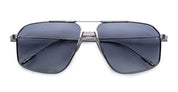 Ottica Mondello Roma - Jacques Marie Mage - JMMJG-15Z - JAGGER - SULFUR - Titanium - shape Aviator - Silver - EYEWEAR - SUNGLASSES - Uomo,Men - lens Grey - Made In Japan