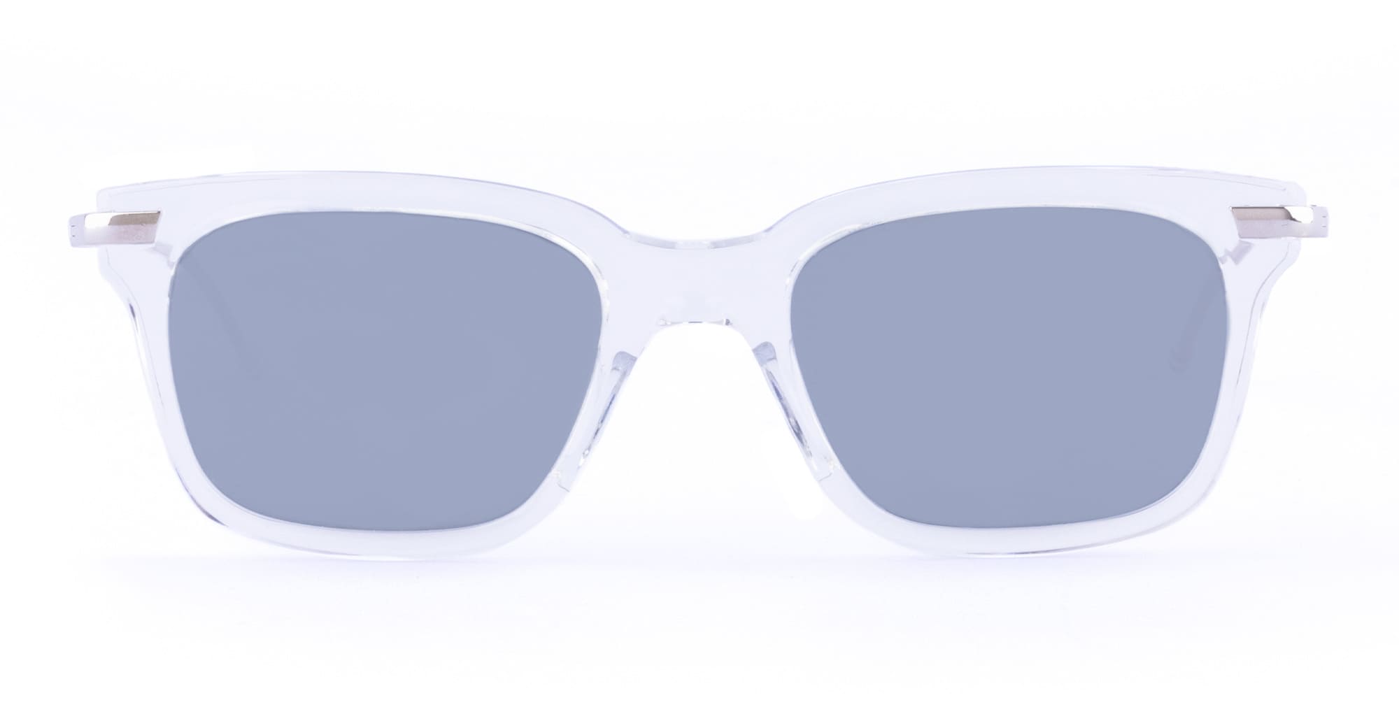 Ottica Mondello Roma - Thom Browne - UES701A-G0003-000-49 - RECTANGULAR 49 - TRANSPARENT RX - Acetate, titanium - shape Rectangular - transparent - EYEWEAR - EYEGLASSES - Unisex,Uomo,Donna,Women,Men - lens Blue - Made In Japan