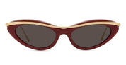 Ottica Mondello Roma - Loewe - LW40166I5166A - SIGNATURE LW40166I - RED - Acetate, metal - shape  - Black - EYEWEAR - SUNGLASSES - Donna,Women - lens  - Made In Italy